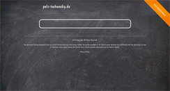 Desktop Screenshot of pelz-tschuncky.de